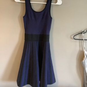 Blue and black Guesss dress xs